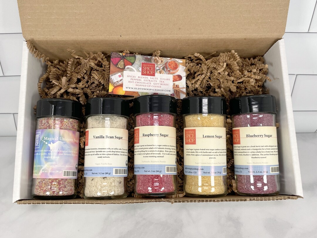 Sweet Satisfaction Gift Box Gourmet Flavored Sugar Gift for