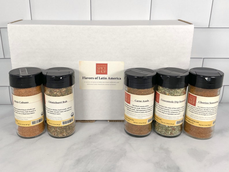 Flavors of Latin America Gift Box Gourmet Spices Gift for Etsy