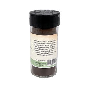 Ajo negro en polvo, condimento rico en umami para cocina gourmet, ajo fermentado imagen 3