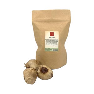 Black Garlic Whole, Fermented Garlic Heads, High Quality Garlic