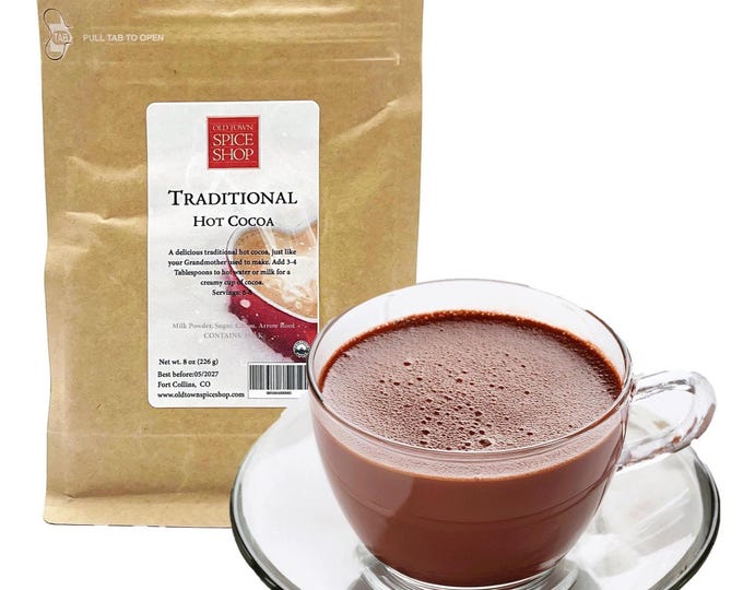 Gourmet Hot Cocoa Mix: Traditional Creamy Cocoa - Gift for Mom