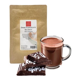 Dark Chocolate Sea Salt Hot Cocoa Mix: Gourmet Cocoa Gift