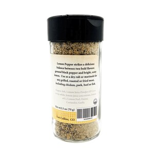 Lemon Pepper Seasoning Blend – Zesty Seafood, Meat, Vegetable Rub image 3