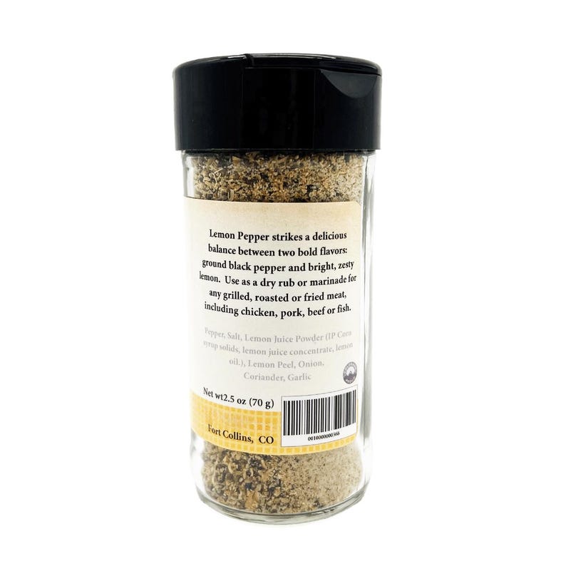 Lemon Pepper Seasoning Blend – Zesty Seafood, Meat, Vegetable Rub image 3