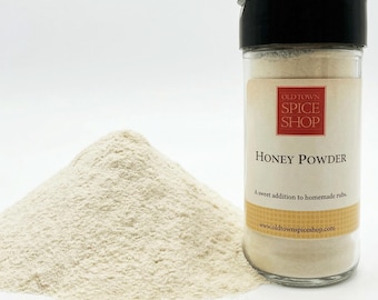 Pure Honey Powder - Natural Dehydrated Honey for Baking, Tea & Cooking - Gourmet Specialty Seasoning - Foodie Gift Idea
