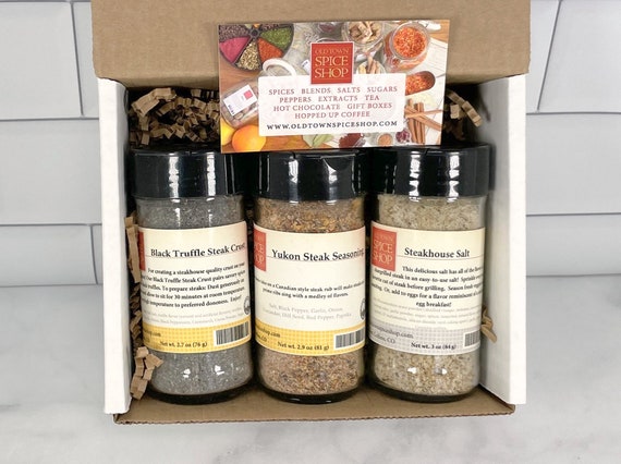 Steakhouse Seasonings Gift Box, Steak Gift Set, Steak Spices 