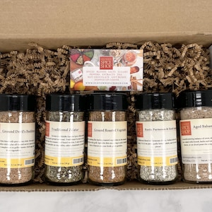 Farmers Market Gift Box, Vegetable Seasonings, Gift for Gardener, Mothers Day