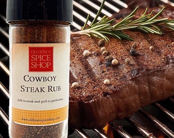 Cowboy Steak Rub, Gift for Dad, Coffee Rub, Host Gift, Great on Steak, BBQ Seasoning, Dry Rub