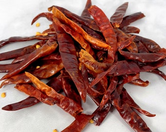 Whole Thai Chile Peppers: Hot Asian Cooking Spice