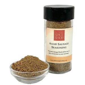 Aggie Sausage, Homemade Breakfast Sausage Seasoning, Craft Your Own Sausage, Premium Spice Blend for Savory Meats