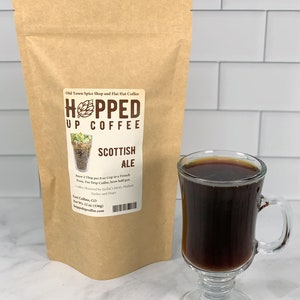 Hopped Up Coffee Scottish Ale, Beer Coffee, Specialty Coffee, Beer Lover Gift, Coffee Lover Gift image 1