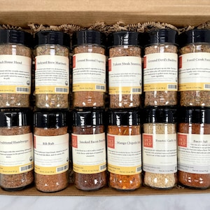 The Delicious Dozen Gift Box, Best Selling Spices, Grill Seasonings