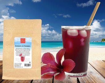 Jamaican Sorrel, Gourmet Drink Mix, Caribbean Hibiscus Drink, Stocking Stuffer