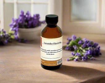 Lavender Flavoring, Ice Cream, Cookie and Baking Extracts, Gift for Baker