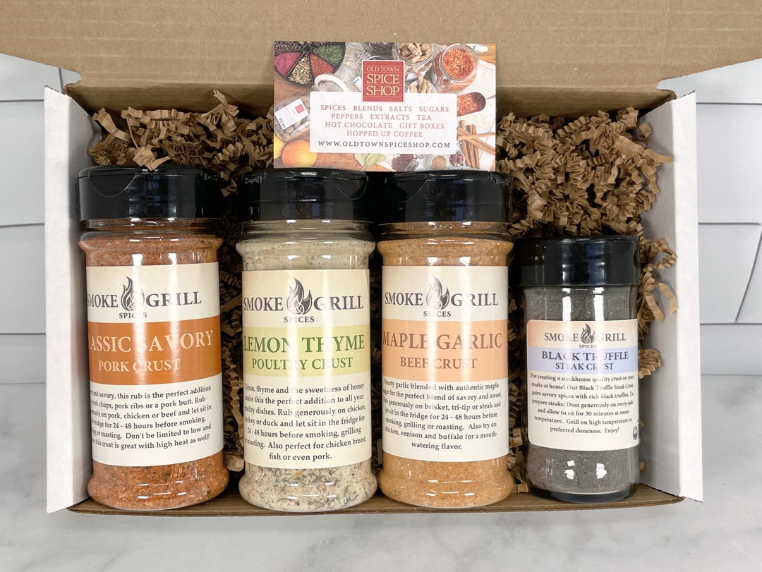 Smoke & Grill Gift Box Grilling and Smoker Spices Gift for