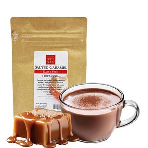 Salted Caramel Hot Cocoa: Dairy-Free Gourmet Cocoa Mix