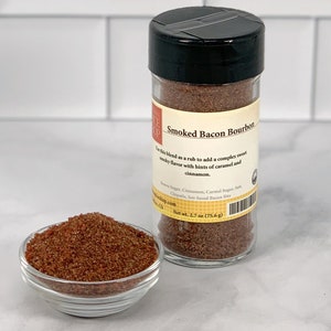 Smoked Bacon Bourbon, Gift for Dad, Grilling Gift, Great on Steak and Pork, BBQ Seasoning, Dry Rub or Marinade image 2