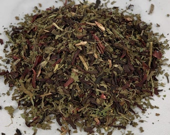 Hibiscus Mint Tea, Caffeine Free, Loose Leaf Tea, Gourmet Tea, Tea Lover Gift