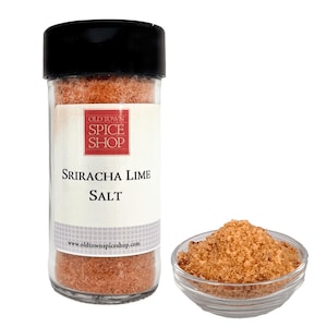 Sriracha Lime Salt, Gourmet Flavored Salt, Foodie Gift, Grill Seasonings