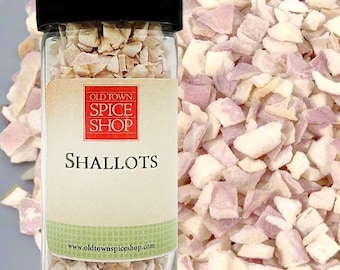 Shallots, Freeze Dried Shallots, Gourmet Spices, Gift for Foodie