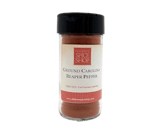 Ground Carolina Reaper Pepper, HOT Chile Powder, Gift for Chilehead