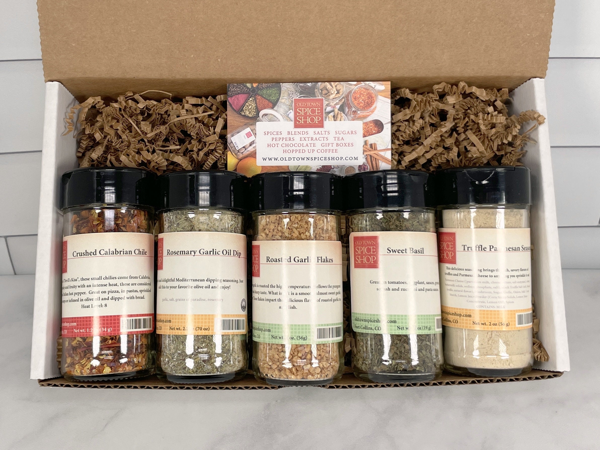 Flavors of Italy Gift Box Especias y condimentos gourmet Etsy España