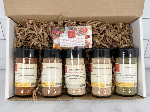 Flavors of the Bayou Gift Box Cajun Seasonings Foodie Gift