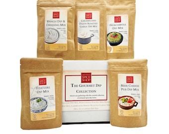 Gourmet Dip Collection Gift Box, Artisanal Spice Mixes