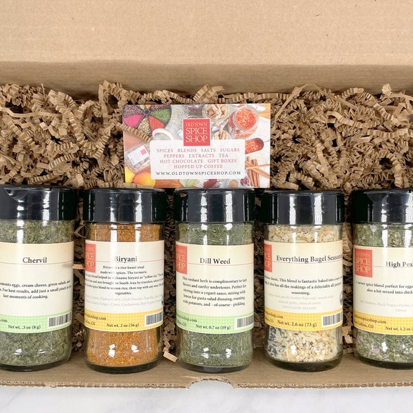 Sunday Brunch Gift Box, Gourmet Spices, Gift for Foodie