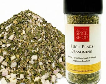 All Purpose Seasoning Blend, High Peaks Savory Spice Rub for Eggs, Fish, and Chicken, Gourmet Herb, Handcrafted Cooking Gift