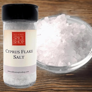 Cyprus Flake Sea Salt, Gourmet Salt, Coarse Flake Salt, Grilling Seasoning
