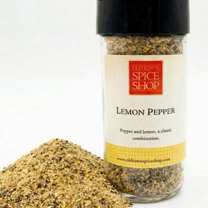 Lemon Pepper Seasoning Blend – Zesty Seafood, Meat, Vegetable Rub image 1