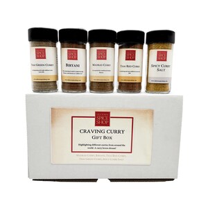 Craving Curry Gift Box, Gourmet Indian Spices, Gift for Foodie
