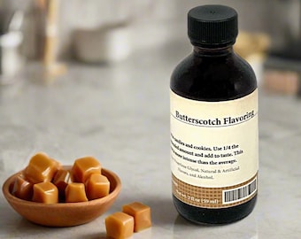 Butterscotch Flavoring, Ice Cream, Cookie and Pastry Extracts, Gift for Baker