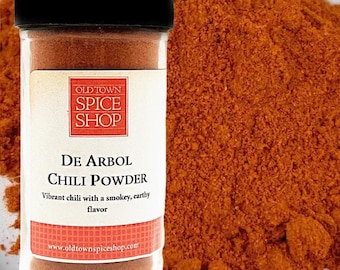 De Arbol Chile Powder, Gourmet Hot Spice