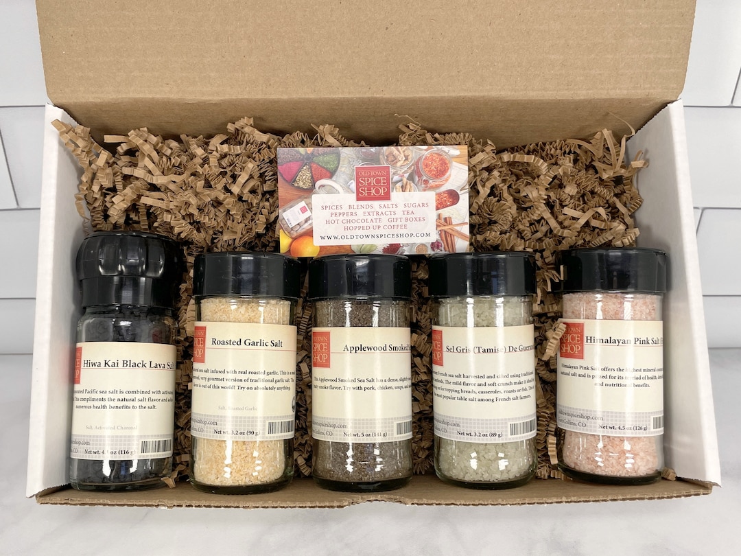 Salty Satisfaction Gift Box Gourmet Spices Gift for Foodie