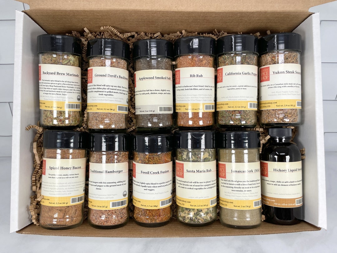 Gourmet Grilling Gift Box Spice Set Gift for Dad or Husband