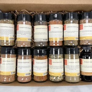 Gourmet Grilling Gift Box, Spice Set, Gift for Dad or Husband