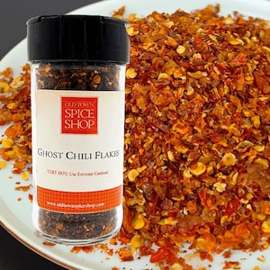Ghost Chile Flakes: EXTREME HEAT - Bhut Jolokia Pepper