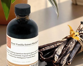 Pure Madagascar Vanilla Extract, Vanilla Flavoring for Baking