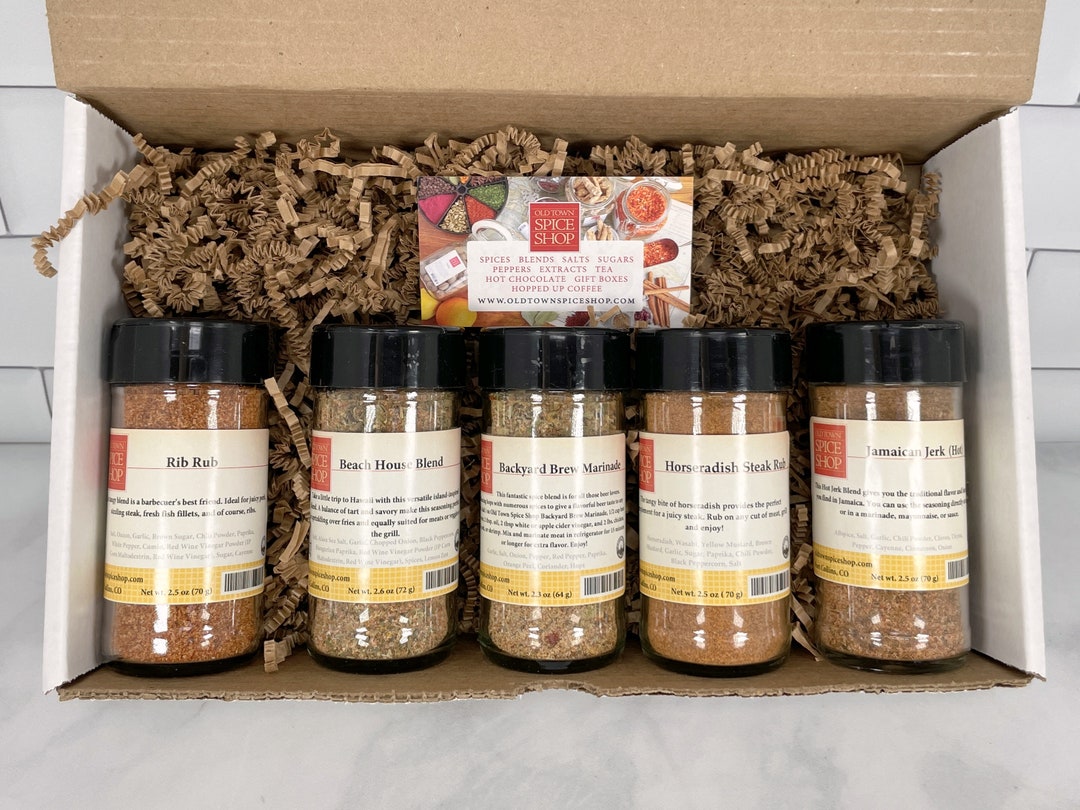 Grill Master Gift Box Gourmet Spices Gift for Dad