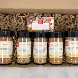 Grill Master Gift Box, Gourmet Spices, Gift for Dad