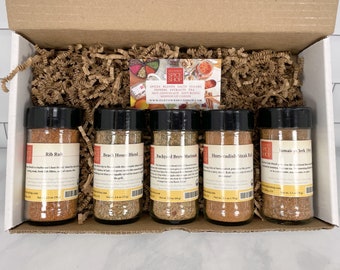 Grill Master Gift Box, Gourmet Spices, Gift for Dad