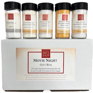Popcorn Seasonings Gift Box: Movie Night Flavors