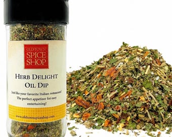 Herb Delight Olive Oil Dip Seasoning – Italian Herb Spice Blend for Appetizers