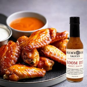 Room 217 Ghost Hot Sauce, Gourmet Hot Sauce, Ghost Pepper Hot Sauce, Hostess Gift, Foodie Gift