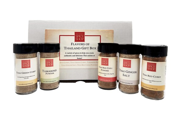 Buy Flavors of Thailand Gift Box, Gourmet Thai Spices, Gift for