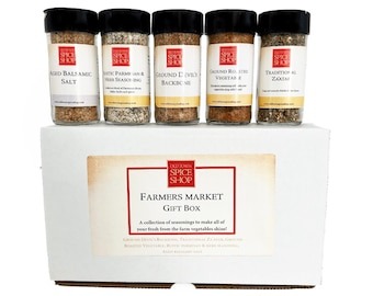 Farmers Market Spice Gift Box – Gourmet Vegetable Seasoning Set