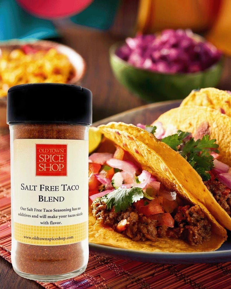 Salt-Free Taco Seasoning Blend, Mexican Spices immagine 1