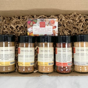 Flavors of the Far East Gift Box, Gourmet Asian Spices, Gift for Foodie